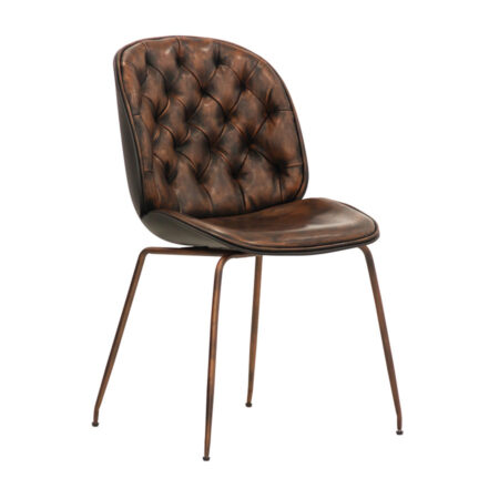 Sedia vintage capitonnè - immagine 2