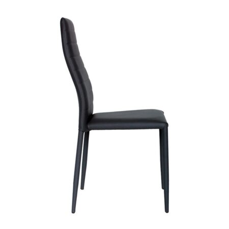 Sedia in metallo ed ecopelle - immagine 3
