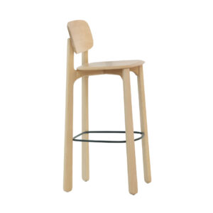 Sgabello in legno di faggio